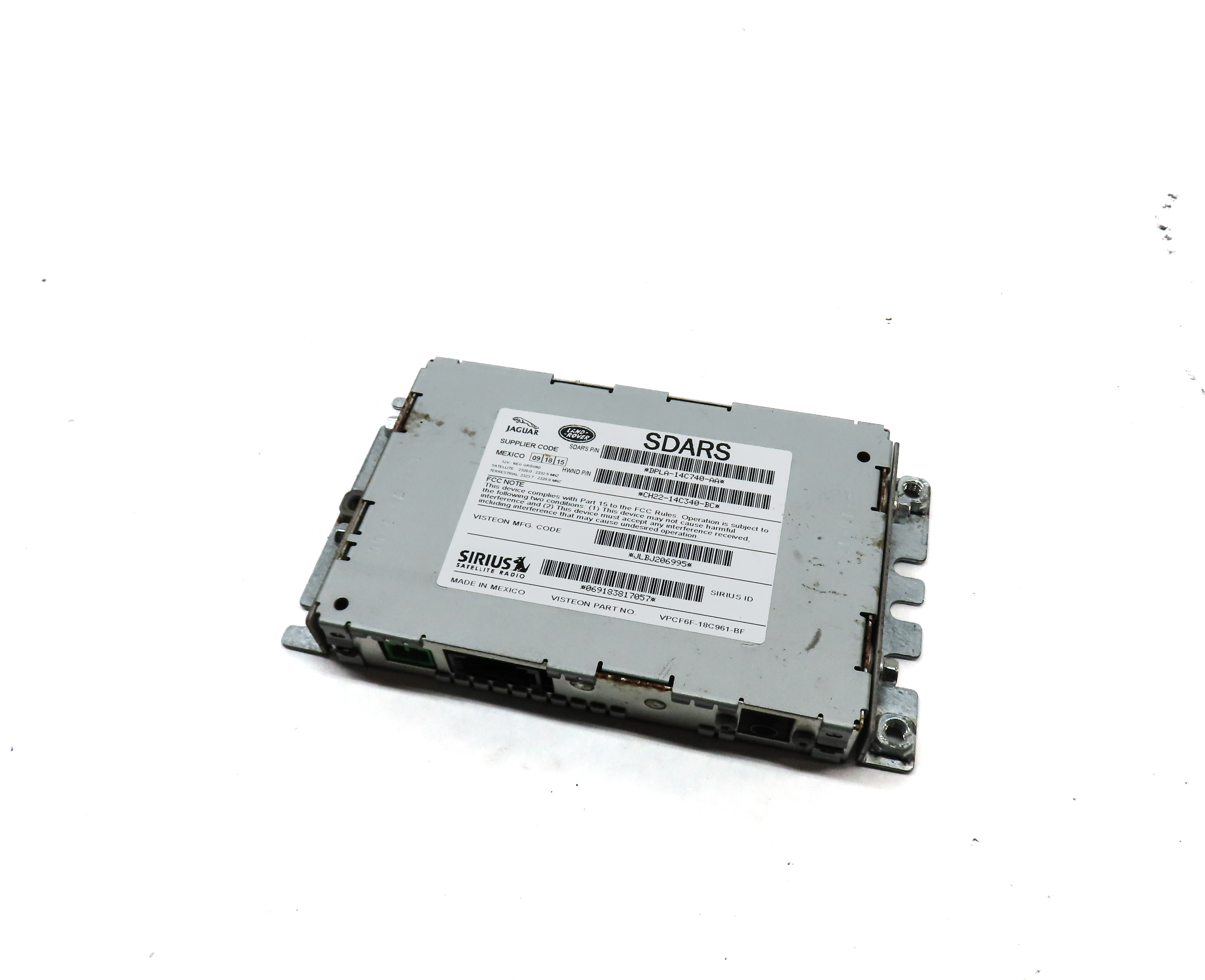 13-19 DISCOVERY SPORT LR4 RANGE ROVER SPORT EVOQUE - SIRIUS SATELLITE RECEIVER — exact item pictured